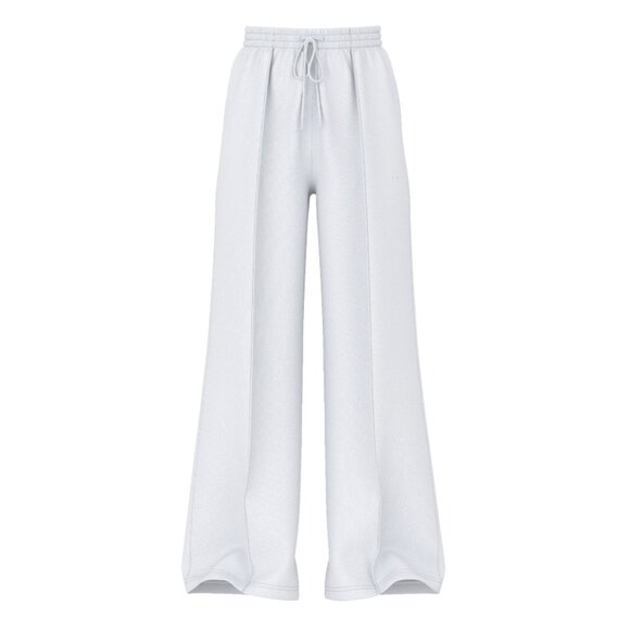 Victoria's Secret White Ivy Fleece Wide Leg Sweatpants Size Medium NWT - Picture 4 of 11